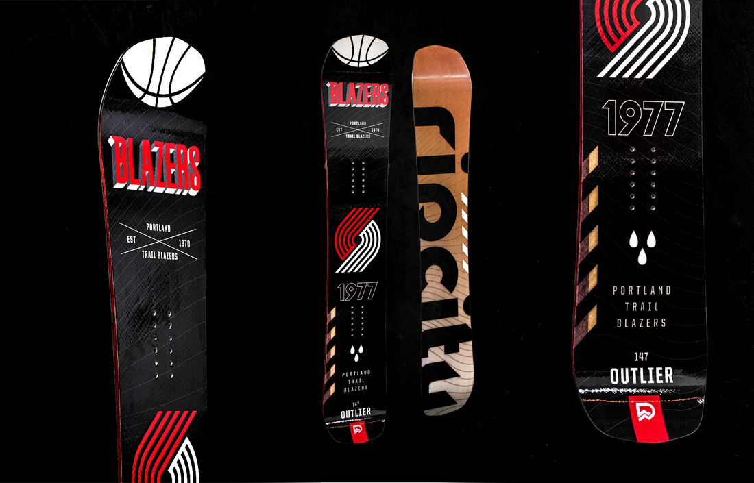 Portland Trail Blazers Custom Outlier Snowboard