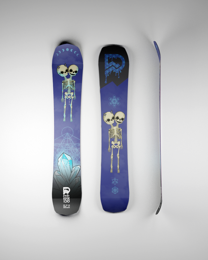 Chill Ghost Collab Snowboard